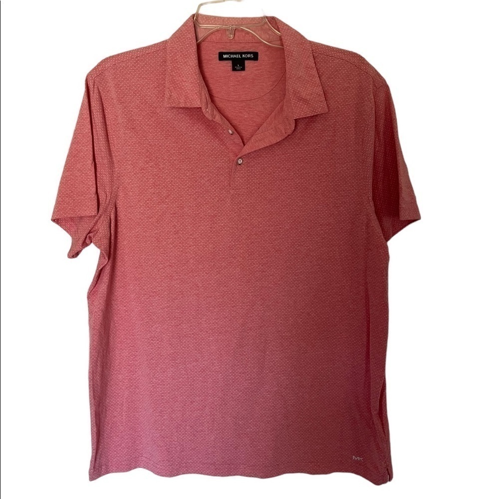 Michael Kors Men’s Dress  Polo Shirt | Salmon